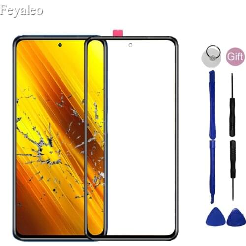 Front Panel For Xiaomi Mi 10T 10i Touch Screen Sensor Mi Poco X3 NFC M2 Pro M3 F2 Pro LCD Display Digitizer Replacement