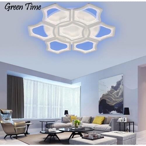 Modern Led Ceiling Light For Living room Dining room Bedroom Kitchen Home Decorate White Ceiling Lamp Acrylic Luminaire Dimmable