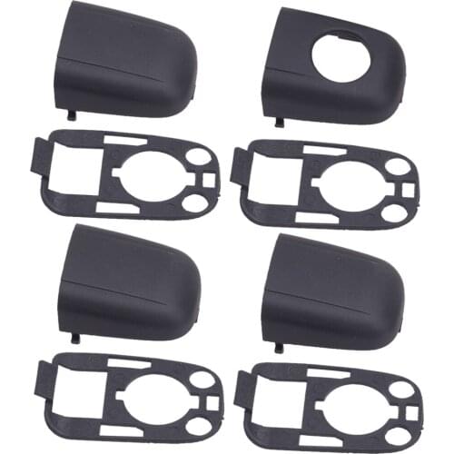 8pcs/Set Door Handle End Cover Cap Seal Car ABS Plastic Fit for Peugeot 307 Citroen C2 C3 2003 2004 2005 2006 2007 2008 2009