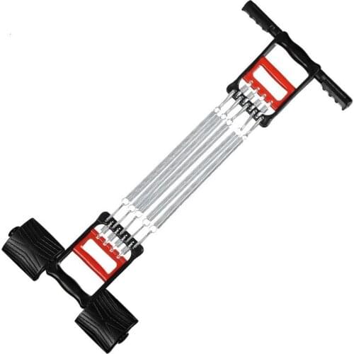 Spring Chest Developer Adjustable Weight Multifunctional Fitness Spring Exerciser Wall Pulley Grip Pedal Chest Expander Indoor