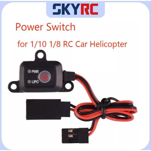 SKYRC Power Switch SK-600054-01 On/Off MCU Controlled LIPO NIMH Battery 4-12V for 1/10 1/8 RC Helicopter Car DIY Parts