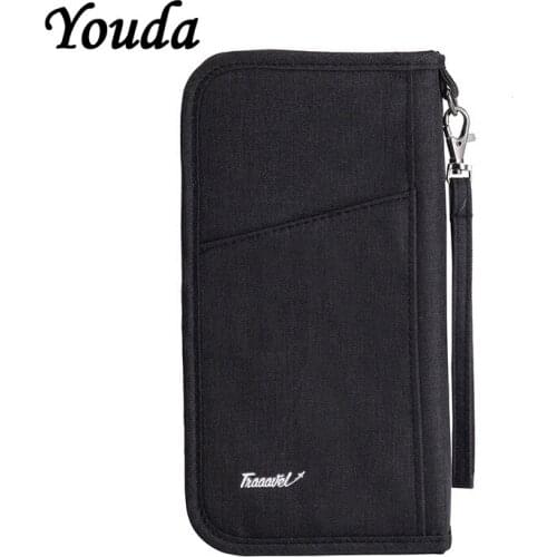 Youda Multi-function Handbags Card Pack Bag Passport Wallet Phone Package of Documents Package Certificate Bags