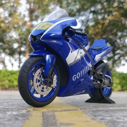 1:12 Yamaha MOTO GP 46 Alloy Diecast Motorcycle Racing Sound and light Model Sports Toy For Children Gifts Collection Model