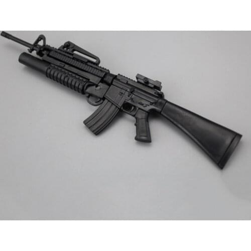 1:6 M16A4 Assault Rifle Assembly Model Toy Soldier Accessories Marine Corps Weapons Mini Gun Action Figure