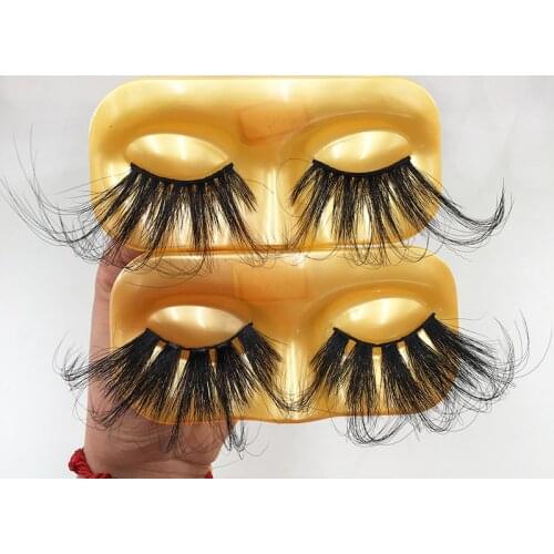 1Pair 70mm Super Long False Eyelashes 100% Mink 3D Fake Eyelashes Exaggeration Fluffy Messy Criss-cross Dramatic Fake Eyelashes