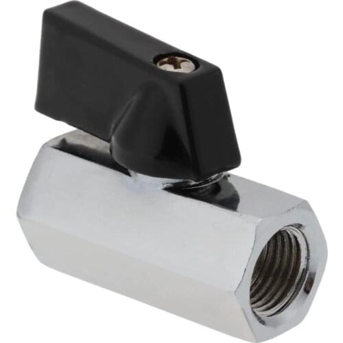 1pc G1/4 Thread Ball Valve Water Block Valve Female to Female Water Cooling Stop Ball for PC Water Cooling System