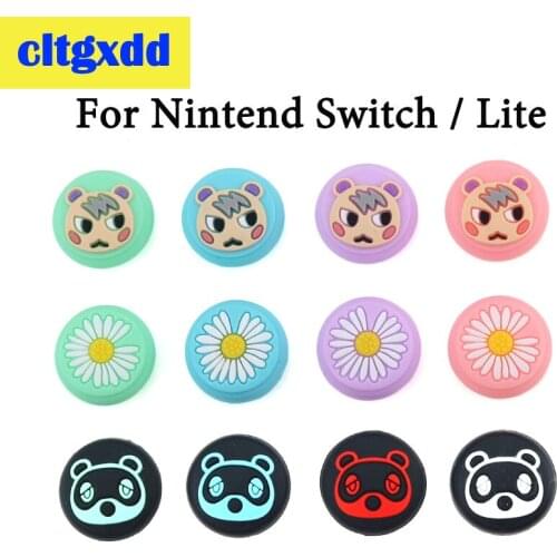 2pcs Animal-Crossing Analog Joystick Cap Silicone cap for Joy-Con Thumb Grip Case For Nintend Switch Lite Grip Stick Cover