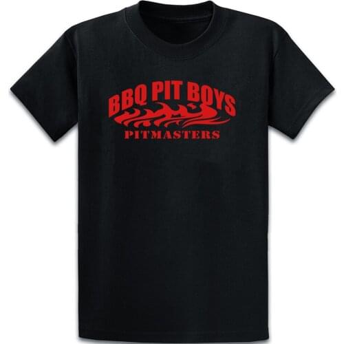 Bbq Pit Boys Pitmasters Official Logo T Shirt Standard Breathable Short Sleeve Costume Euro Size S-5xl Knitted Shirt