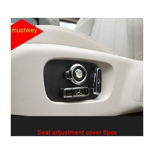 Seat Adjustment Cover For Land Rover Discovery5 Carbon Fiber 2019 6pcs 2017