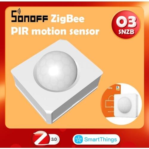 SONOFF SNZB-03 Zigbee Motion Sensor PIR Detector Smart remote Control Via eWeLink ZBBridge Required Work With Alexa Google ifttt