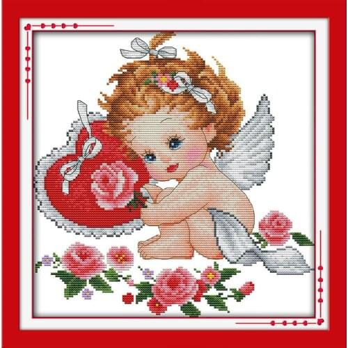Angels Wings Home Decor Painting Counted Printed Canvas DMC 11CT 14CT Cross Stitch Kit Embroidery Needlework Set Threads Crafts