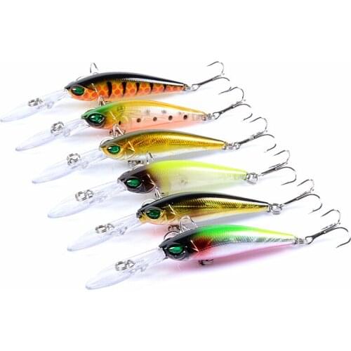 Hot seller Lures Bait Bionic Mino 9.4cm/6.1g Trout Crank Artificial Hard Crankbait Freshwater Tackle