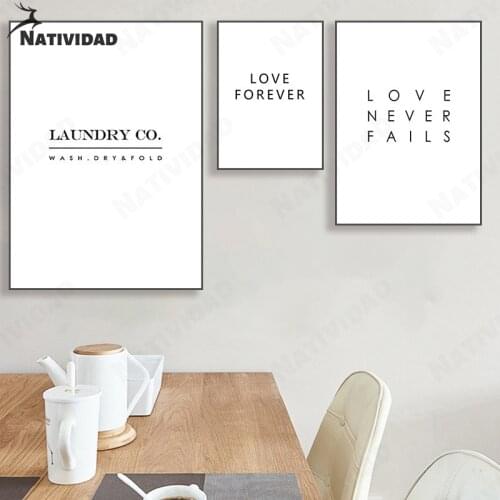 Love Phrases Canvas Painting Posters and Prints Minimalism Text Art Living Room Bedroom Wall Art Pictures Home Decoration