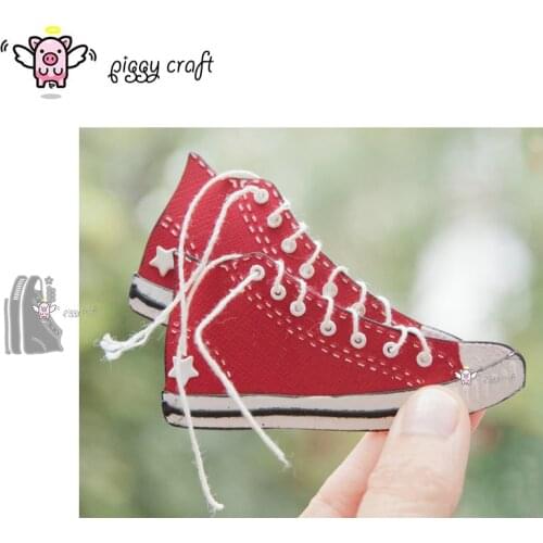 Piggy Craft metal cutting dies cut die mold Canvas shoes decoration Scrapbook paper craft knife mould blade punch stencils dies