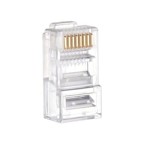 100 Piece 4P4C 6P6C 8P8C RJ45 Modular Plug for Network CAT5 LAN