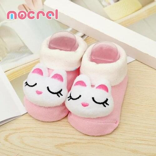 Paperback Sewing Doll Post Player Cartoon Socks Floor Cotton Baby Socks Sock