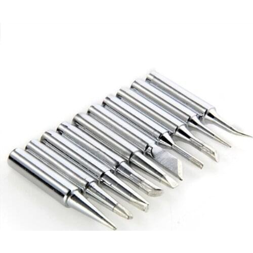 10 Tips Set Soldering Iron Tips Solder Tip Lead-free Screwdriver Iron Tip 900-T-I/ BK/ 1.6D/ 2.4D/ 3.0D/ 2C/ 3C/ 4C
