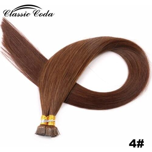 Classic Coda 100g 22” Full Cuticle Remy Flat Tip Hair Extensions 1.0g/s Straight Capsules Keratin Pre Bonded Hair