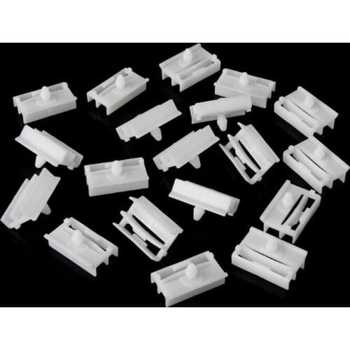 New 20 Pcs Vehicle Car Exterior Side Sill Skirt Trim Clip Fasteners 51718184574 For BMW E36 E46 Auto Car Accessories