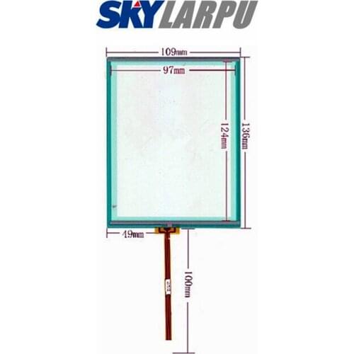 New 5.7"Inch Touchscreen 136mm*109mm Industrial Application Control Equipment Touch Screen Digitizer Panel Glass Free Shipping