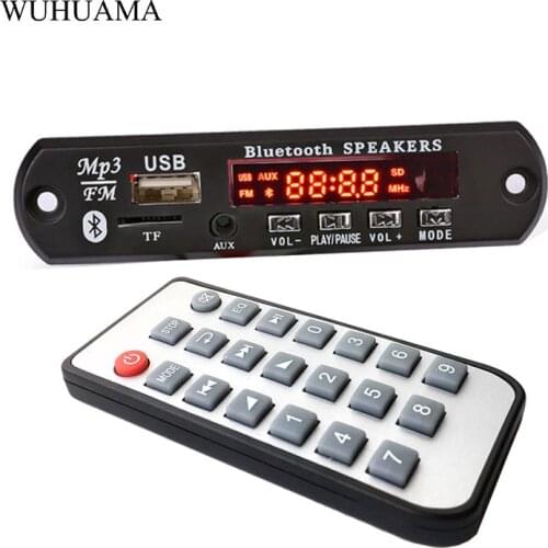 New Bluetooth 5.0 MP3 Decoder Module Audio Decoding Board Support AUX USB TF Card Remote DIY Car Accessories AUX IN FM