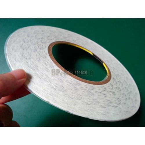 Original 2mm*50 meters 3M Double Sided Tape Adhesive for iphone 3G 4G 5, Android Phone Touch Screen LCD Display LED Repair