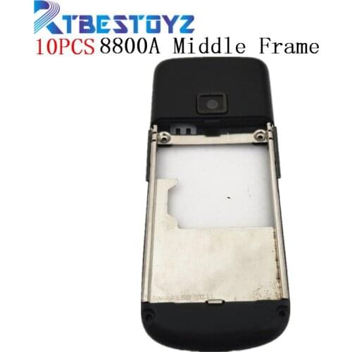 RTBESTOYZ 10PCS/Lot Black Housing Black Middle Frame Replacement Black Middle Frame For Nokia 8800 Arte 8800A