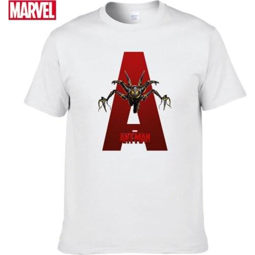 Marvel The Avengers Ant Man T shirt Comfortable Breathable 100% cotton Fashion clothes for teens Summer Tops Clothes men #167