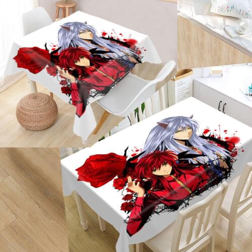 Yu Yu Hakusho Tablecloth Oxford Fabric Dustproof Dinner Table Cloth Decoration Table Cover For Wedding Party Decoration 0629