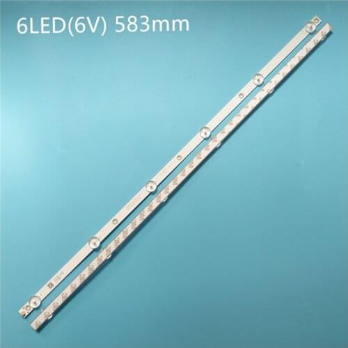 LED backlight strip 6 lamp for HUGO 32inch K320WDC1 A2 4708-K32WDC-A2113N01 6LED 583MM TX-32ER250ZZ K320WDC2B 32PHS4012