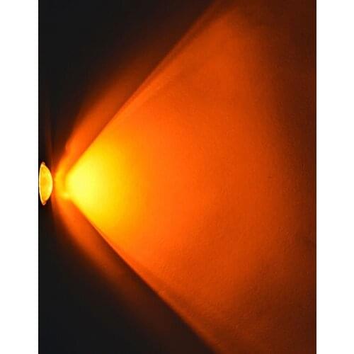 LED Amber Lights Marker Lights Turn Signal WaterProof 18mm Flat Fenders Durable New