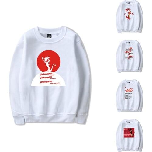 Mulan Funny Dragon Hoodies Fashion Hip Hop Men Women Capless Sweatshirts Casual O-neck Long Sleeve Harajuku Hoodie Pullover Tops