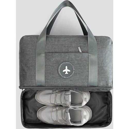 Waterproof Sports Gym Bags Multifunction Dry Wet Separation Bags Fitness Training Yoga Shoulder Bag can Put Shoes