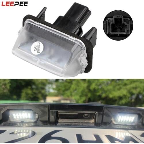 12V Car License Plate Lights 18 LED For Toyota Yaris/Vitz Camry Corolla Prius C Ractis Verso S No Error Number Plate Lamp