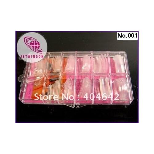 120 PCS / Lot Dual Nail Form Mold for DIY 3D Nail Art Tips