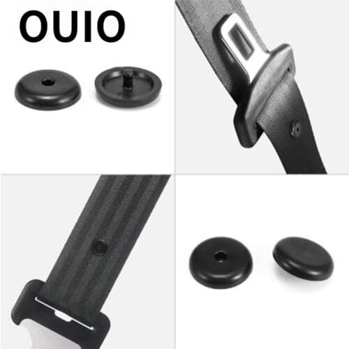 6sets Car Safety Seat Belt Spacing Limit Buckle Clip Stop Button for Mercedes Benz W204 W205 W203 W213 cla W176 Mini Cooper r56
