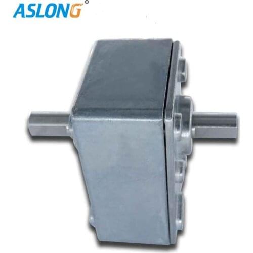 Metal worm Gearbox Reducer with dual shaft for tubar DC Motor stepper motor 5840 worm gear box for high torque dc motor A5840