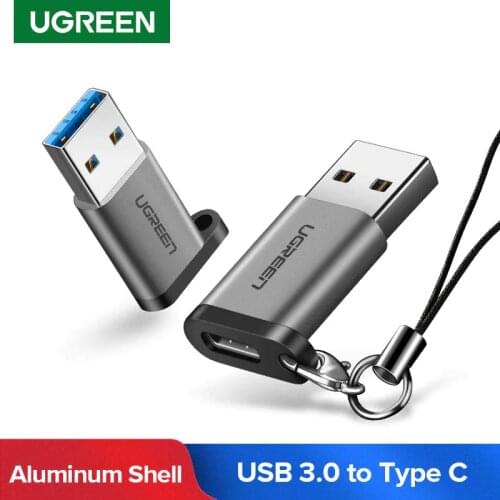 Ugreen USB C Adapter USB 3.0 2.0 Male to USB Type C Female Adapter for Laptop Samsung Xiaomi 10 Earphone USB C to USB Adapter