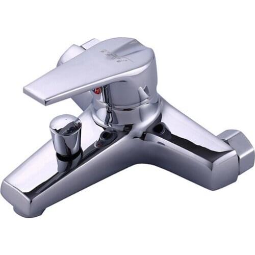 Free shipping Solid brass yasi single handle dual hole bathroom shower faucet for wall mounted bathtub shower faucet