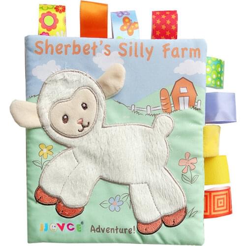 Toddler Toys Animal Style Newborn Baby Toys Learning Educational Kids Cloth Books Cute Infant Baby Fabric Book Ratteles Toy