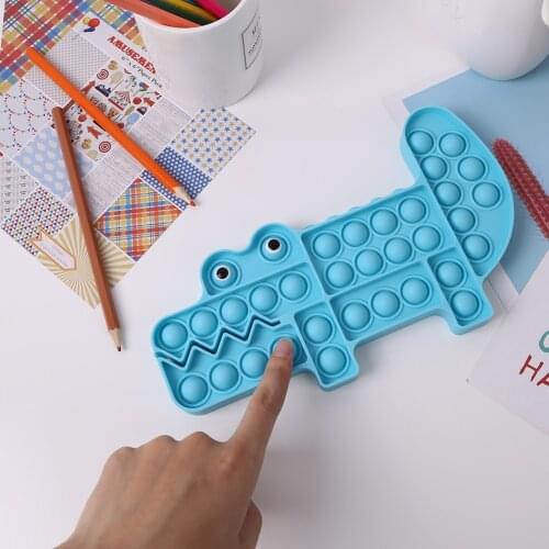 Pressure Reduction Fun Creative Gifts Autism Anti-stress Push Bubble Sensory Dimple Fidget Soft Squeeze Toys for Kids