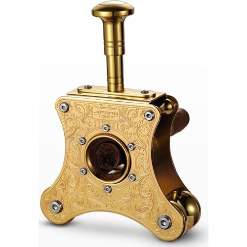 JIFENG Metal Cigar Tobacco Cutter Table Desktop Tobacco Cigarette Guillotine Mens Smoking Tool