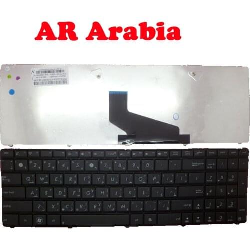 Laptop Keyboard For ASUS X53 X53BR X53BY X53TA X53TK X53U X53Z AR Arabia Black V118502AS1-AR 70-N5I1K1600 PK130J22A0