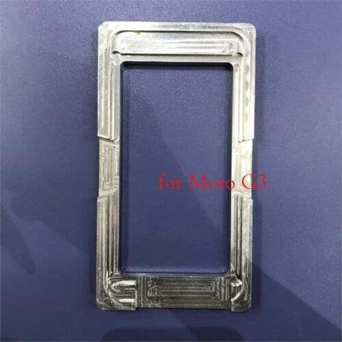 Metal mold LCD Outer Glass Lens Display Screen Glue OCA Alignment Mould Mold For motorola Moto G3