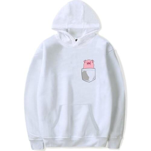 Fashion design men women Hoodies Pullover pig cartoon cute printed casual Pocket Long Sleeve Harajuku Hooded Sweatshirts tops