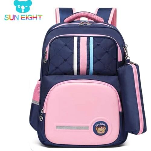 SUN EIGHT New Arrival Children Backpack School Bags For Girls Waterproof Nylon mochila escolar