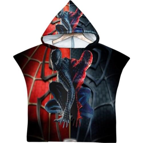 Marvel Spiderman Disney Bath Towel Cartoon Cloak Bath Towel Swimming Towels Boy Girl Baby Kids Adult Beach Towel 75x110cm