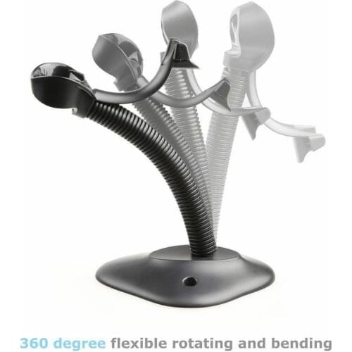 2D CMOS Practical Wireless Barcode Reader with stand 1D CCD wired barcode scanner with bracket Hands free auto-sensing scan gun