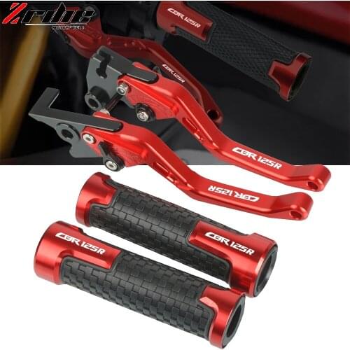 Motorcycle Adjustable Folding Brake Clutch Levers Handlebar Hand Grips for HONDA CBR125R/CB125R/CBR150R CBR 125R 2011-2020 2019