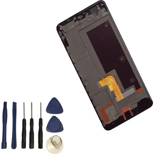 For Huawei Honor 6 plus Touch Screen Digitizer Sensor + LCD Display Monitor Panel Module Assembly With Frame + Free Tools